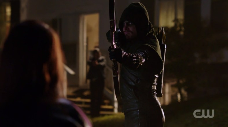 The Hood, the Huntress and the cop; tragic denouement not pictured